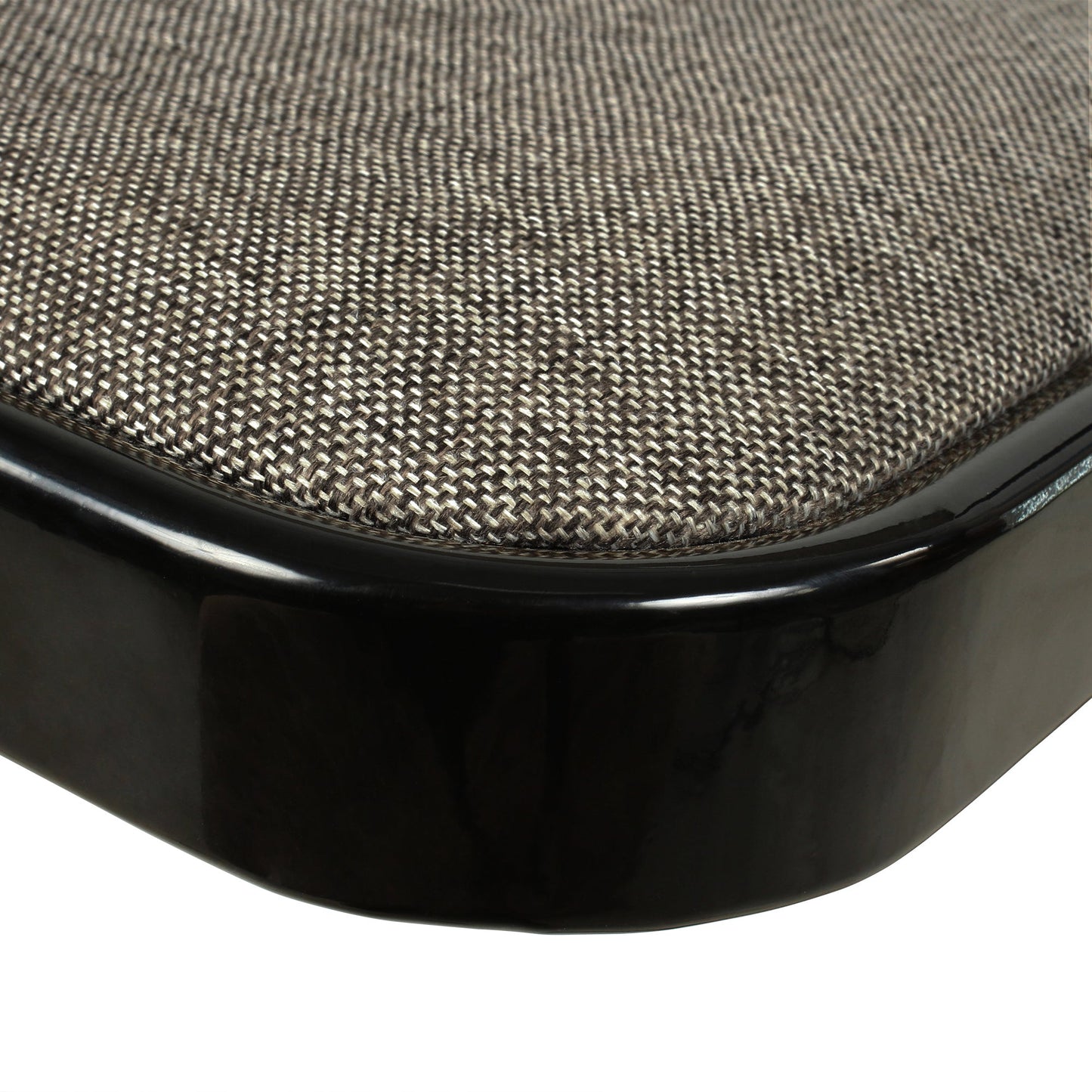 Folding Padded Grey Metal Chair