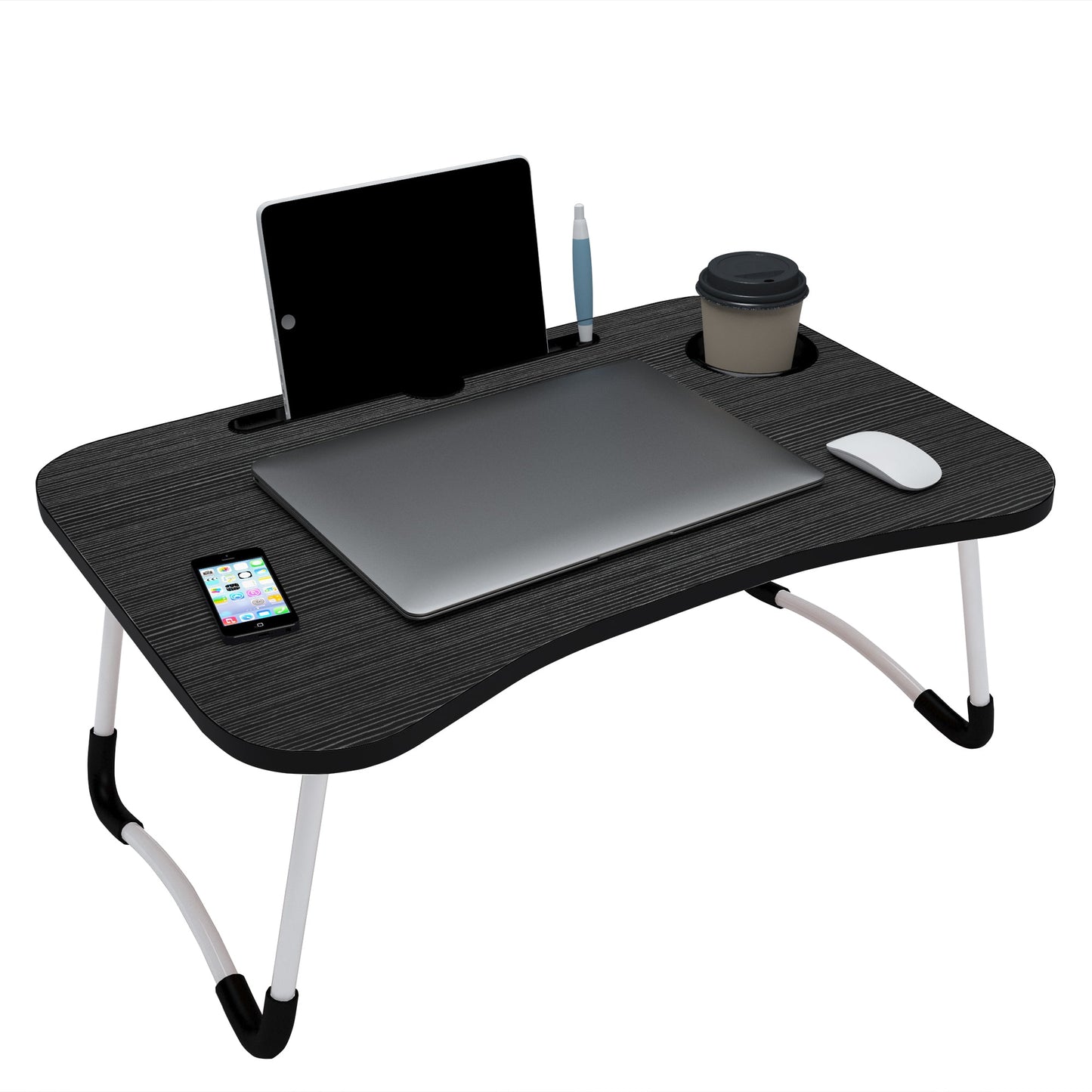 Multipurpose Grey Foldable Laptop Table 1 Pc