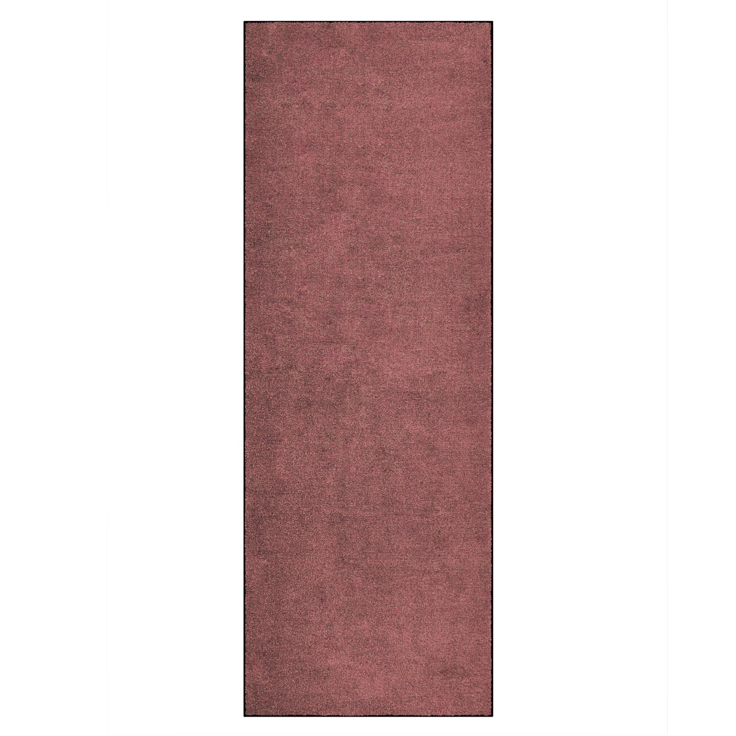 Runner Light Burgundy Solid Pattern Carpet