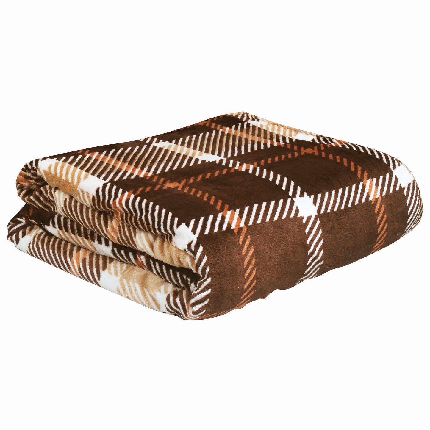 BLANKET BLAZE DOUBLE Brown Double Size Blaze Blanket
