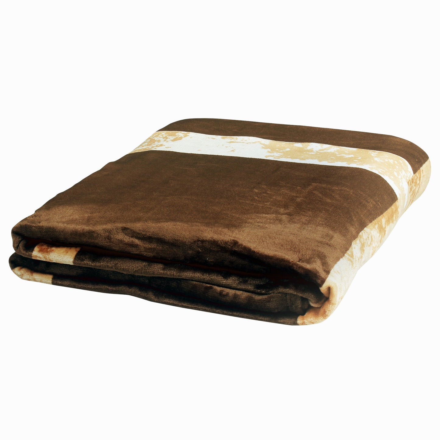 BLANKET BLAZE SINGLE Brown Single Size Blaze Blanket