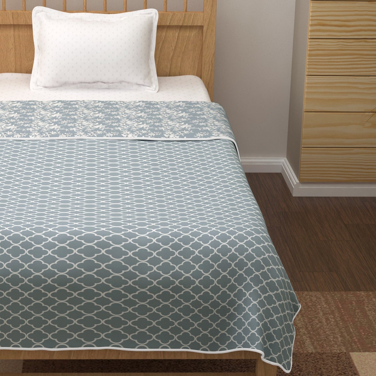 Super Soft Cambric Cotton Grey Single Dohar