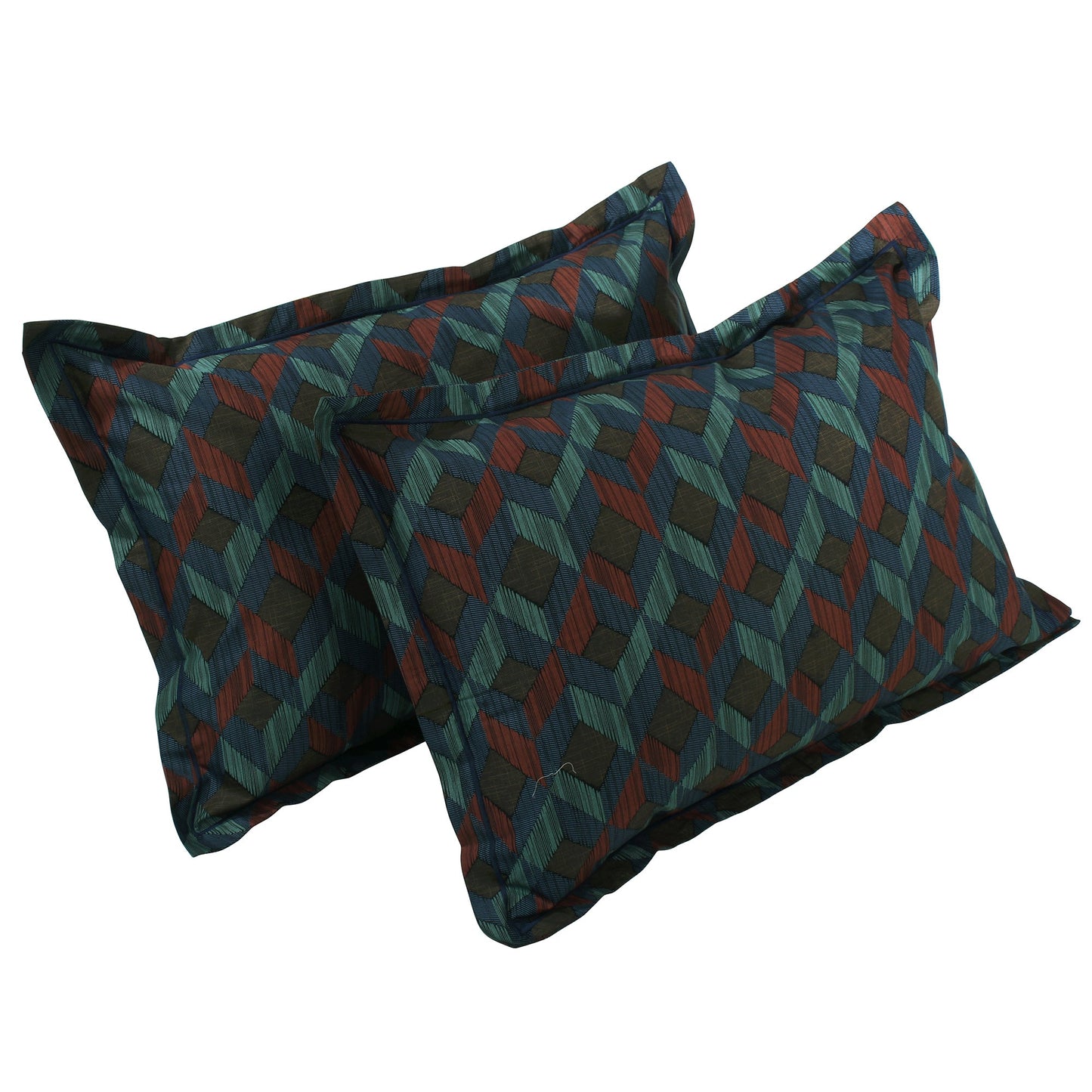 MOLLIS HOMES SUPER KING SIZE BEDSHEET - Lattice Pattern, Brown