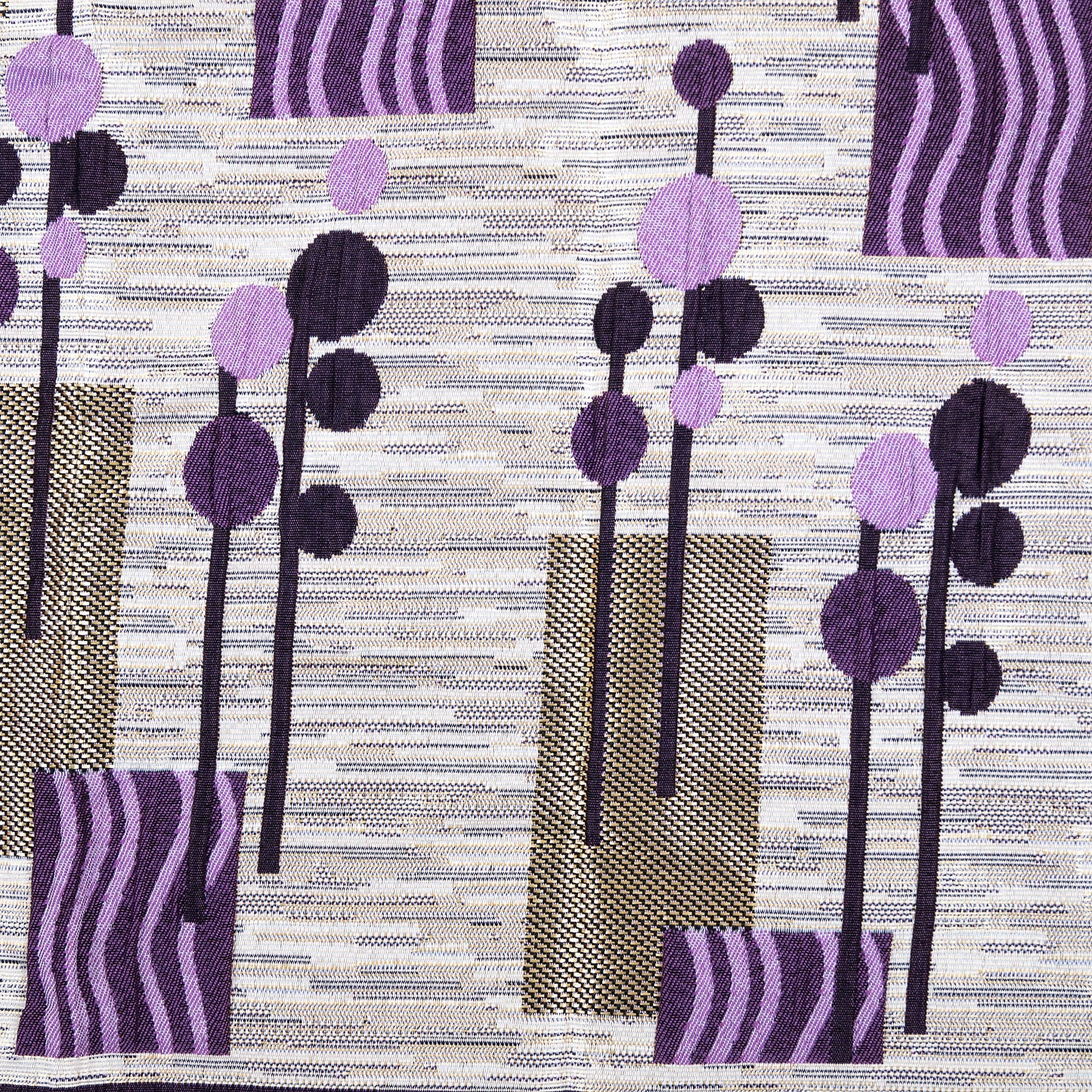 2 Pcs Brown Berry Jacquard Room Darkening Window/Door/Long Door Curtains