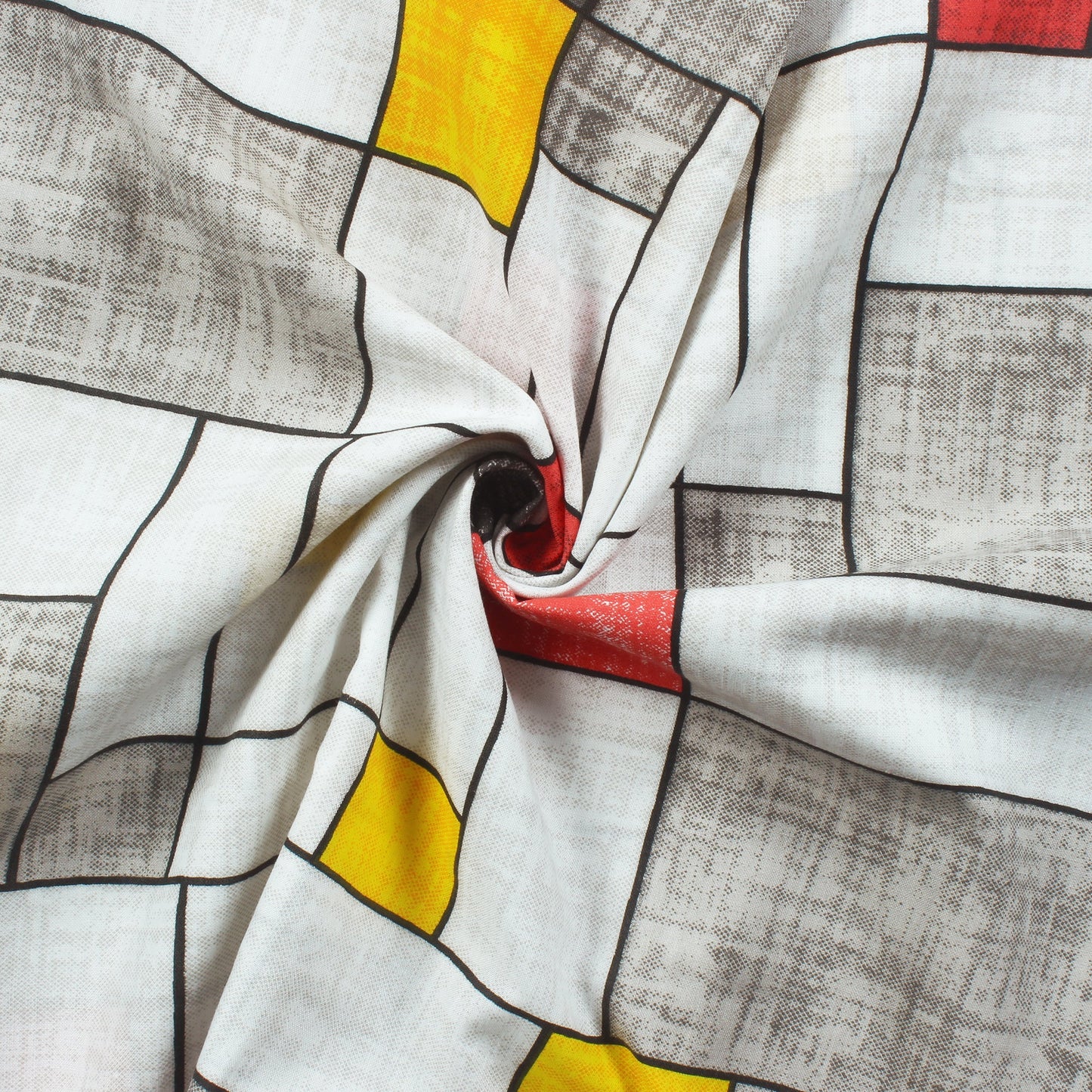 Sparkle 144 TC 100% Cotton White & Grey Single Bedsheet Combo | Set of 2 |