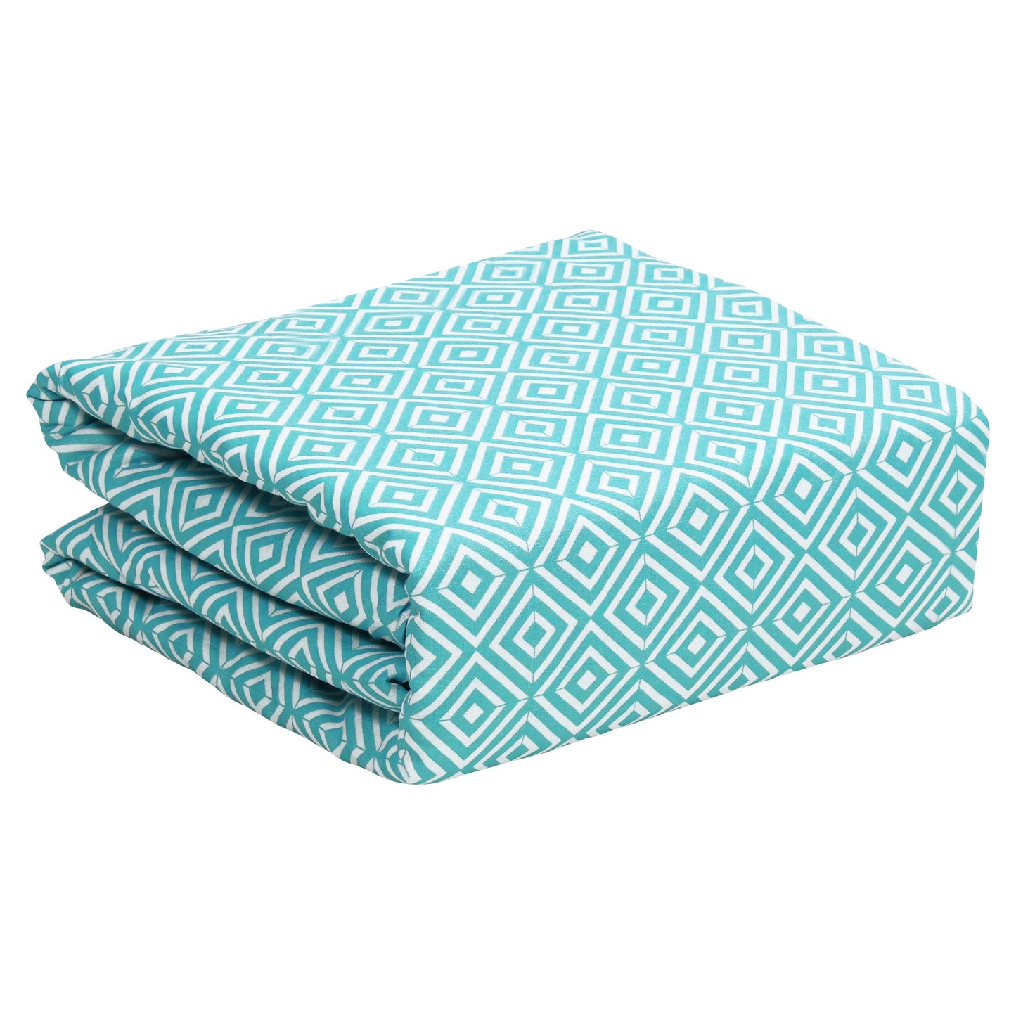 Super Soft Leaf White & Blue Single Dohar