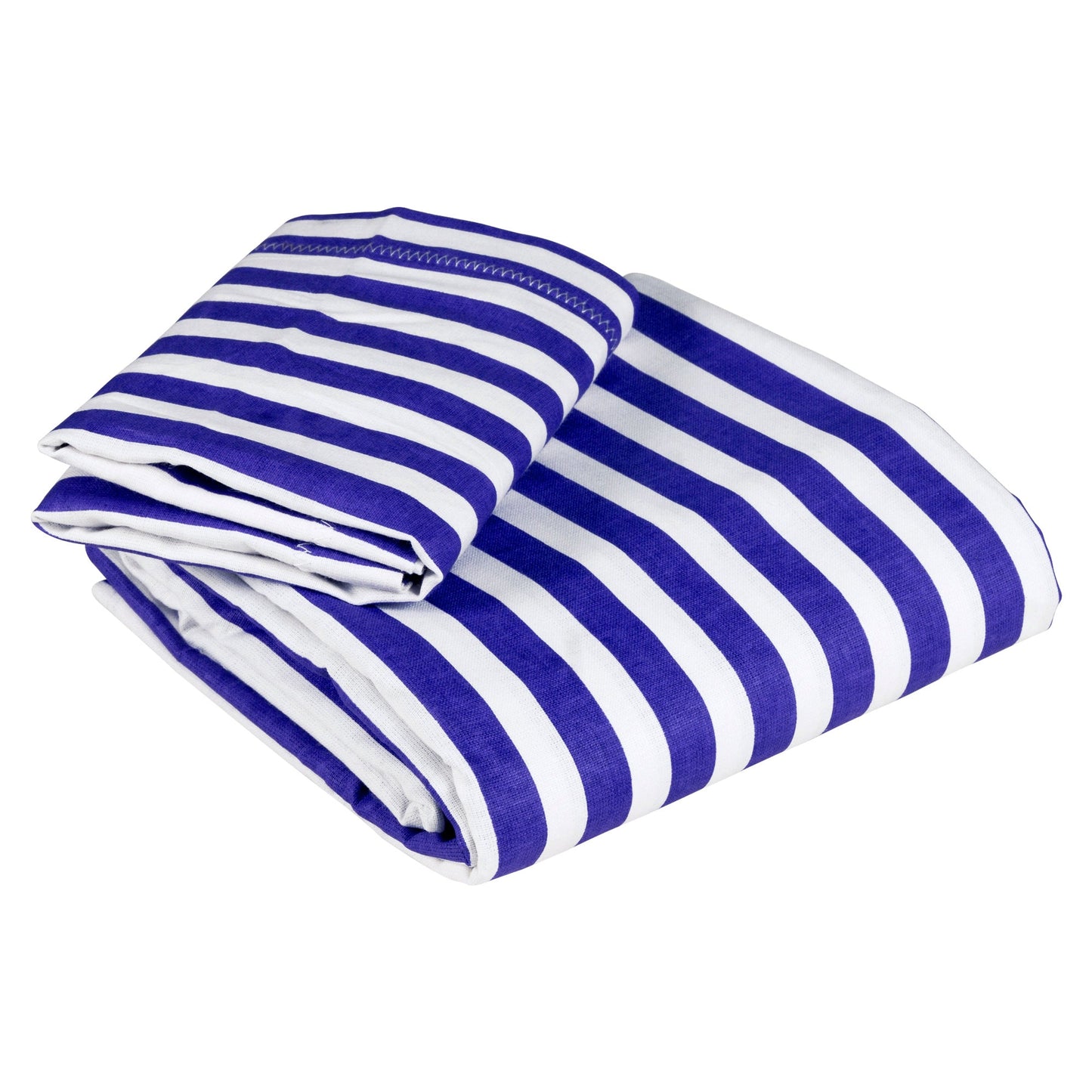 Story@Home 210 TC 100% Cotton Blue 2 Single Bedsheet Combo with 2 Pillow Covers