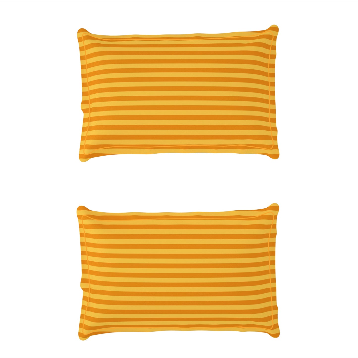 300 TC Mustard 1 King Size Bedsheet With 2 Pillow Cover