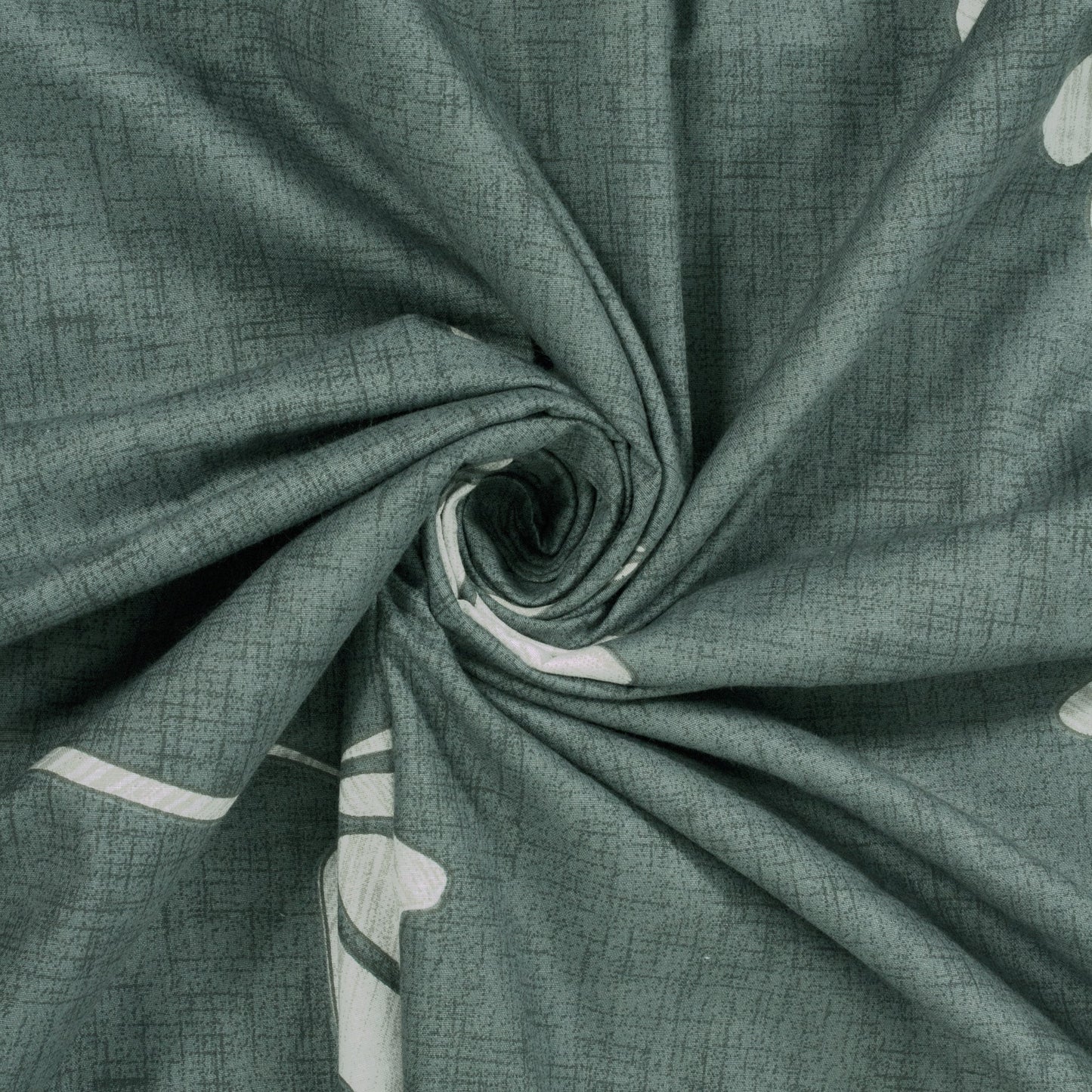 Metro Cotton Double Bedsheets Combo - 186 TC- Grey/Yellow and Grey - Floral