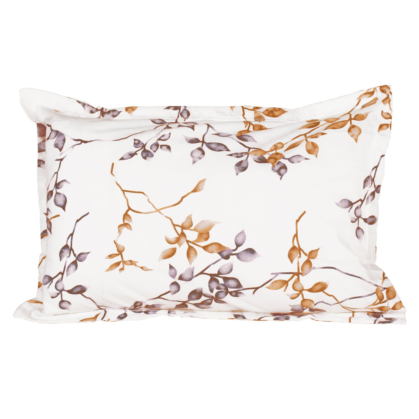 Sparkle 144 TC 100% Cotton White & Brown Single Bedsheet Combo | Set of 2 |