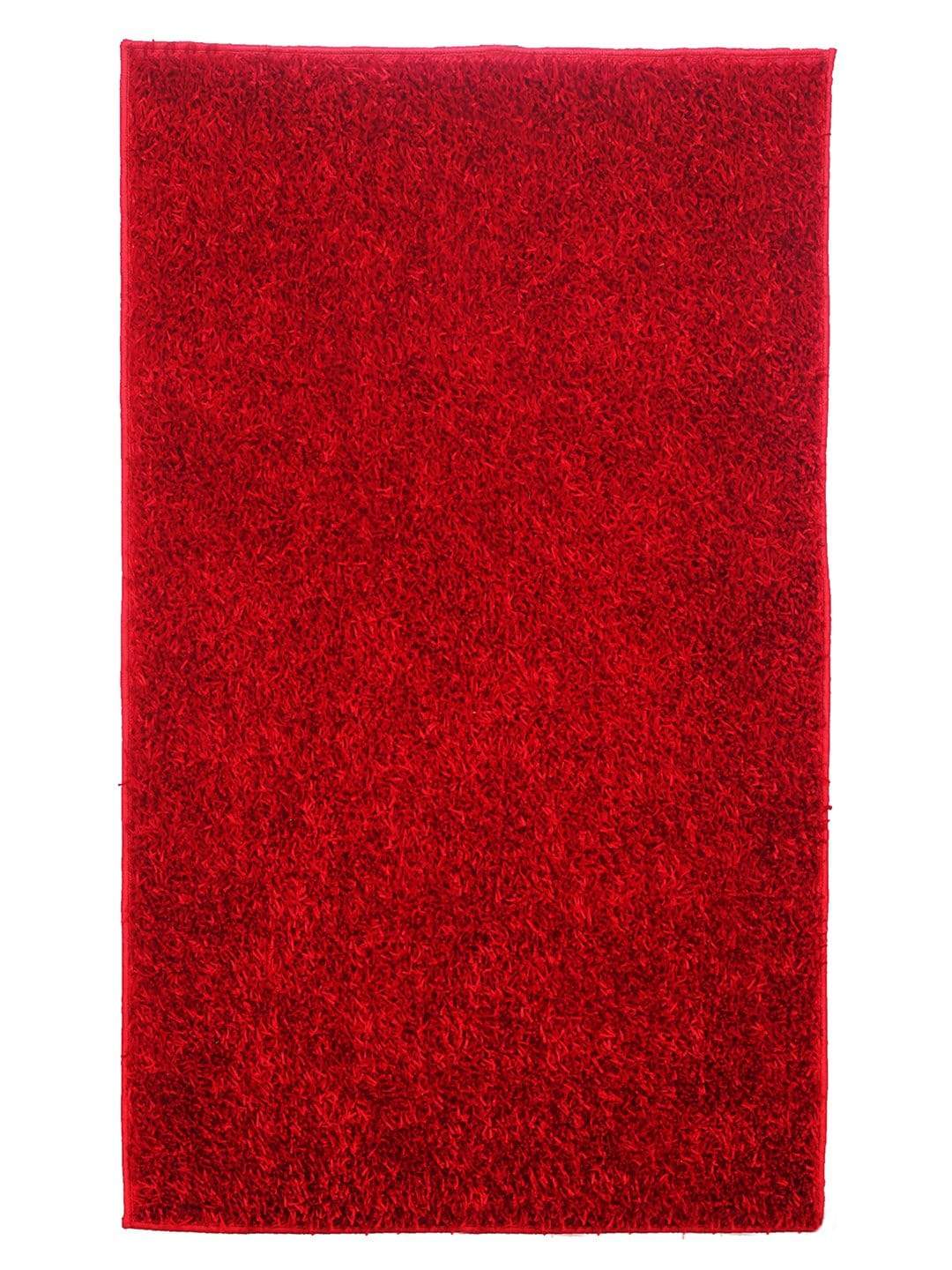 Plain Pattern Red Carpet for Living Room