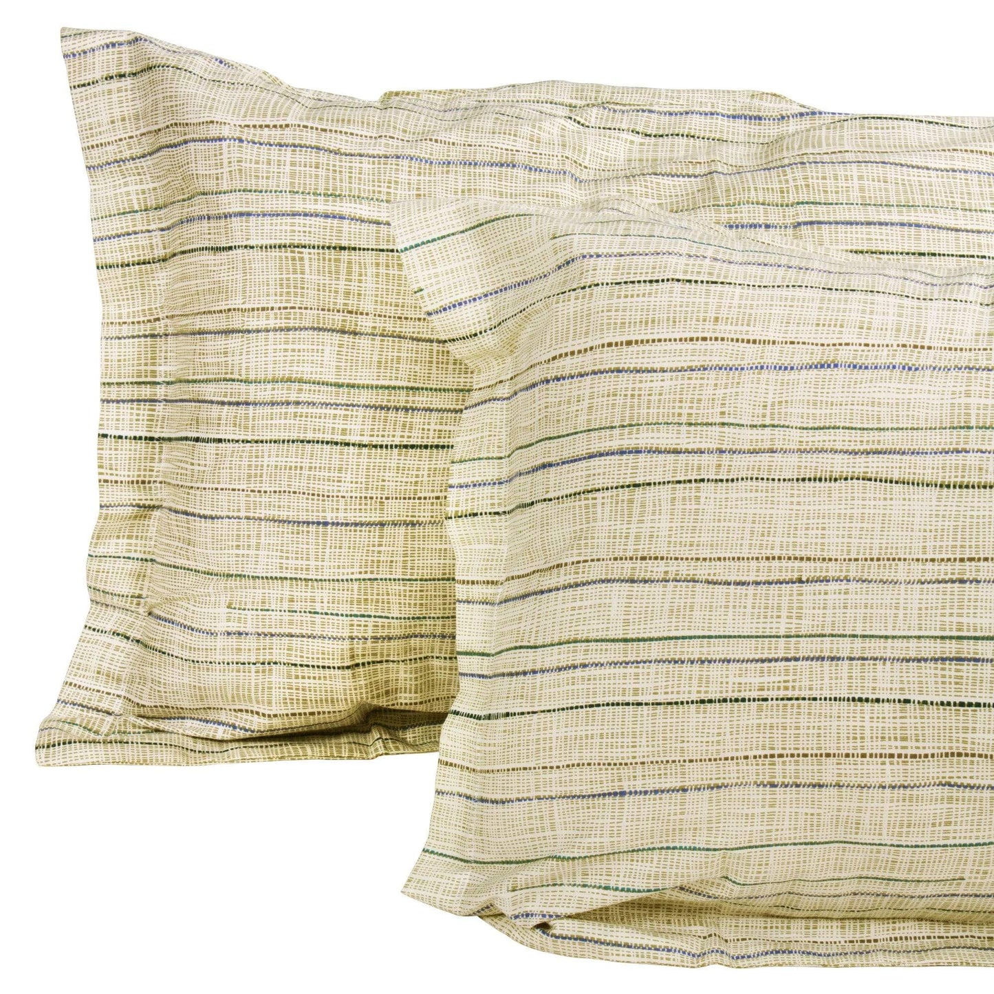 Metro 186 TC Cotton Beige Double Bedsheet with Pillow Covers