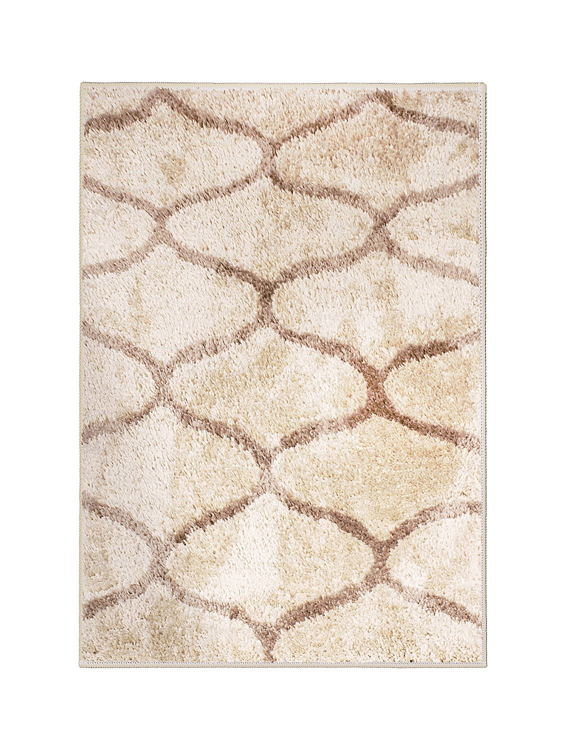 Abstract Pattern Beige Carpet for Living Room & Bedroom