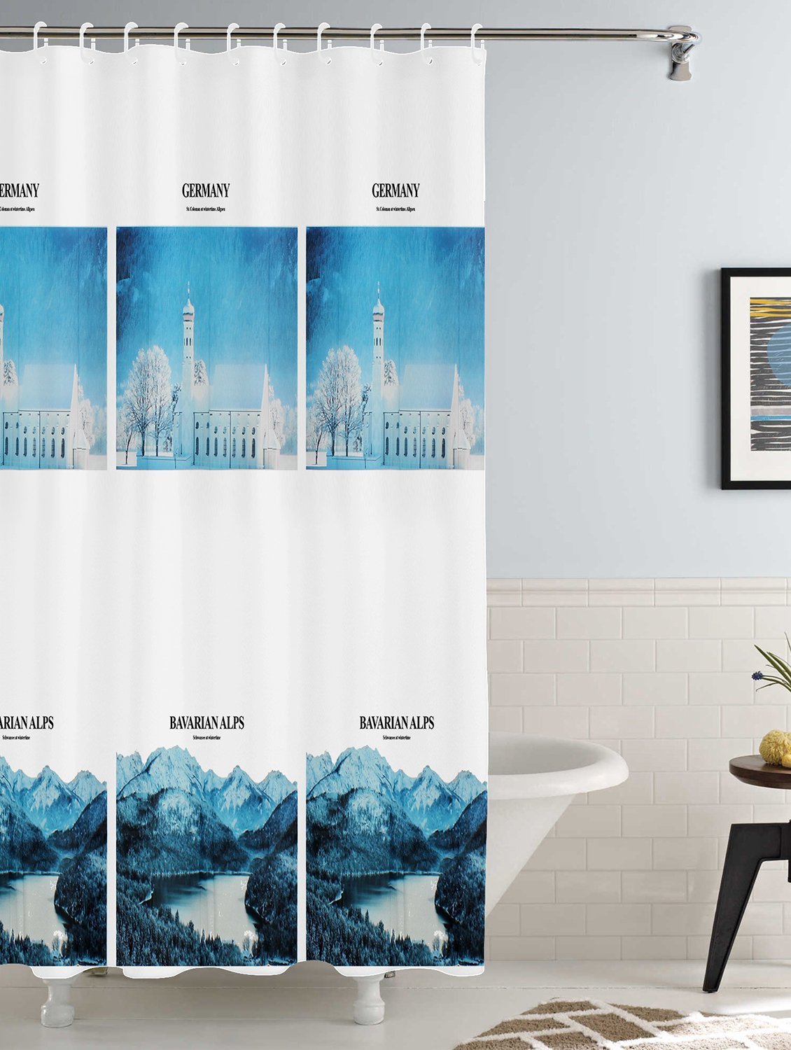 Waterproof Shower Curtains Isolation Curtain