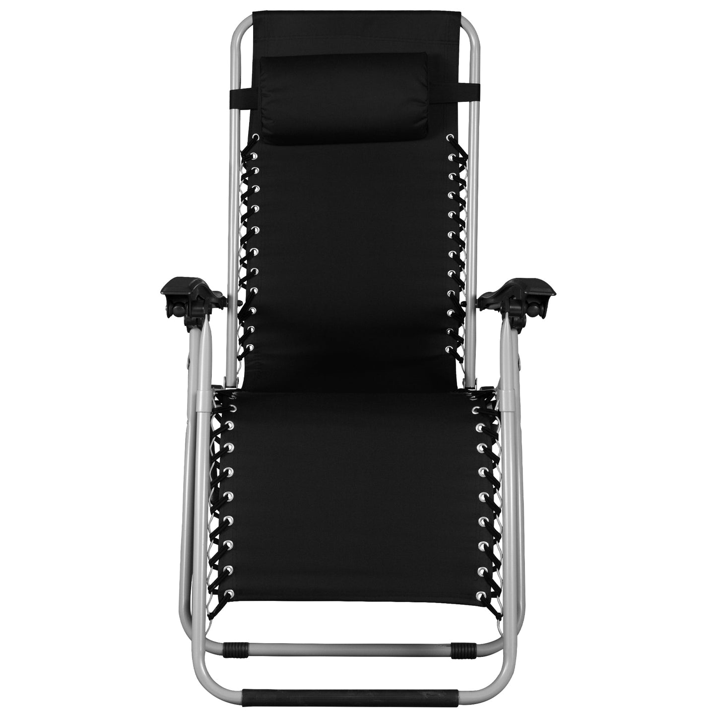 Story@Home Metal Black Solid 1 U Foldable Chair