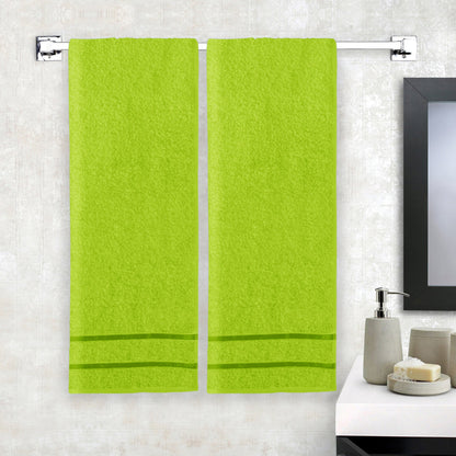 Story@Home 2 Units 100% Cotton Bath Towels - Green