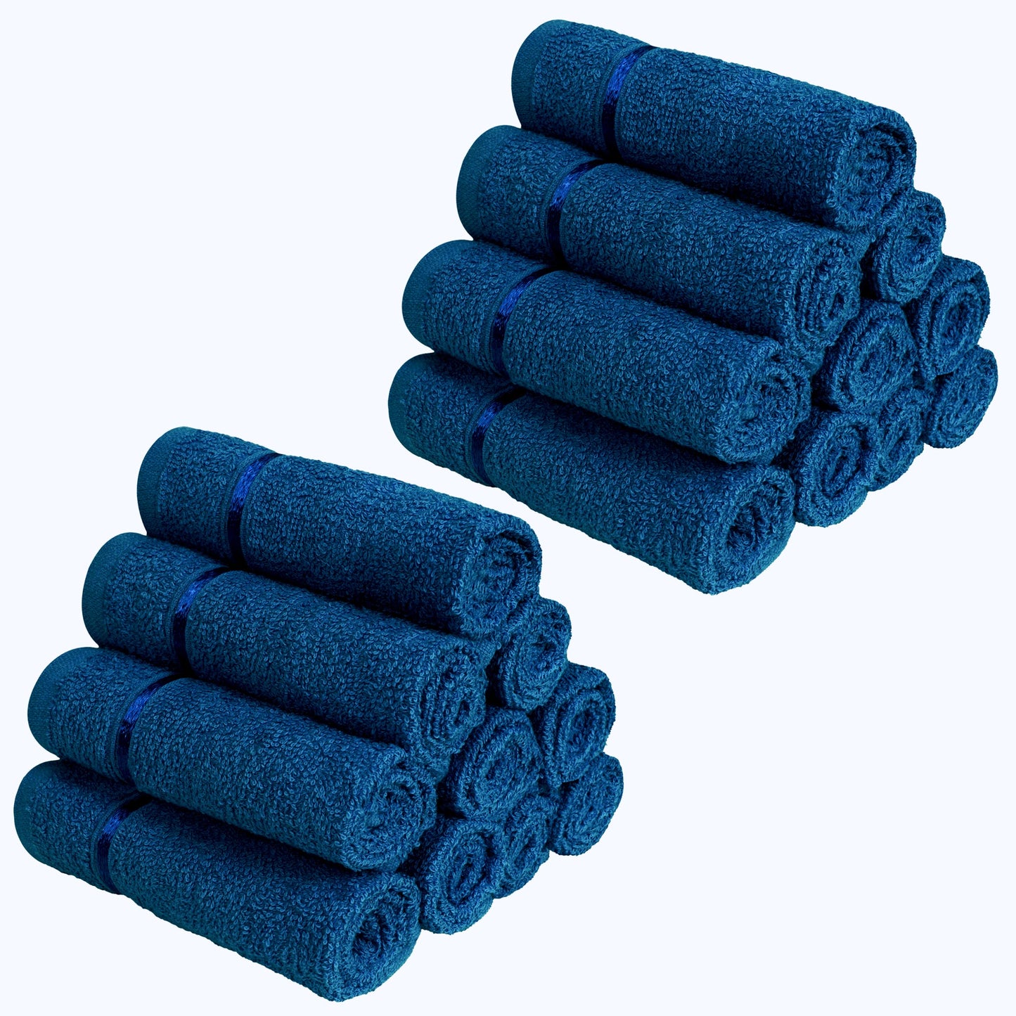 Story@Home 20 Units 100% Cotton Face Towels - Navy Blue