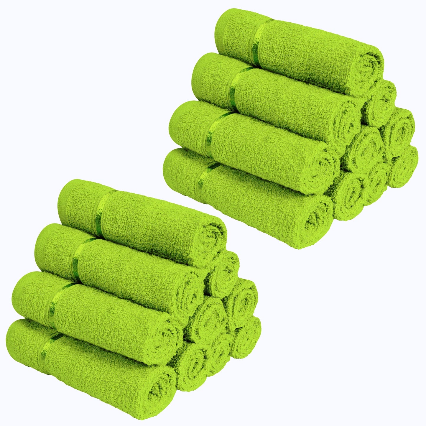 Story@Home 20 Units 100% Cotton Face Towels - Green