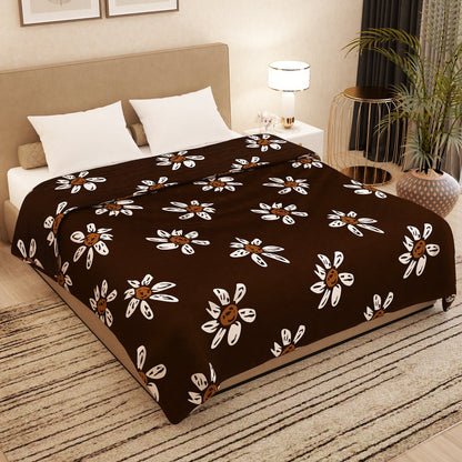 BLANKET BLAZE DOUBLE Brown Double Size Blaze Blanket