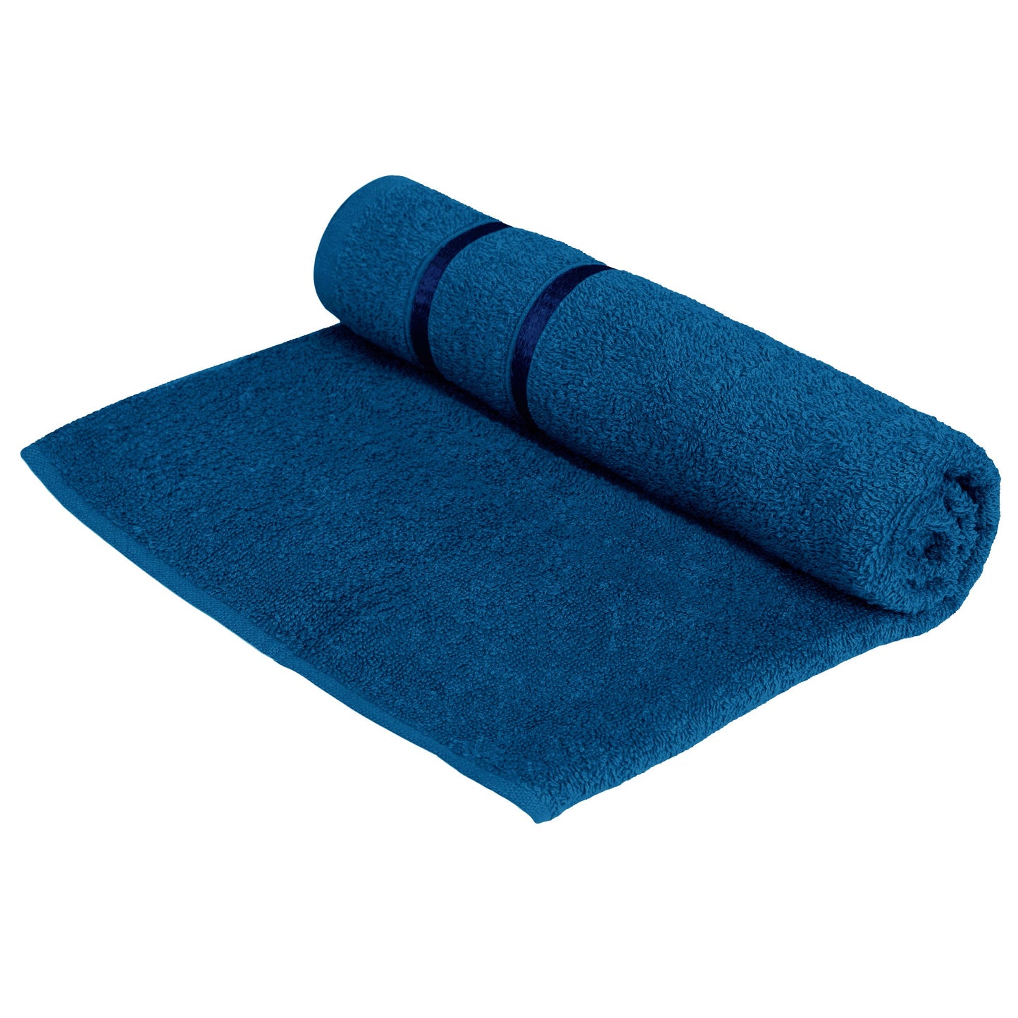 Story@Home 2 Units 100% Cotton Bath Towels - Navy Blue and Blue