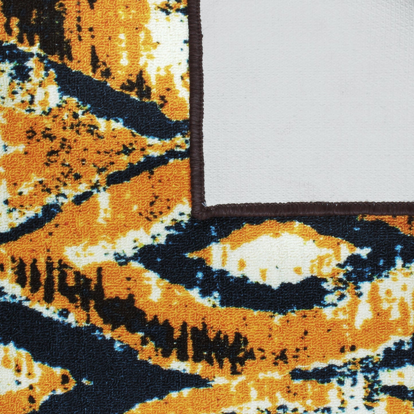 Ethnic Grunge Pattern Yellow & Blue Rustico Rug/Carpet