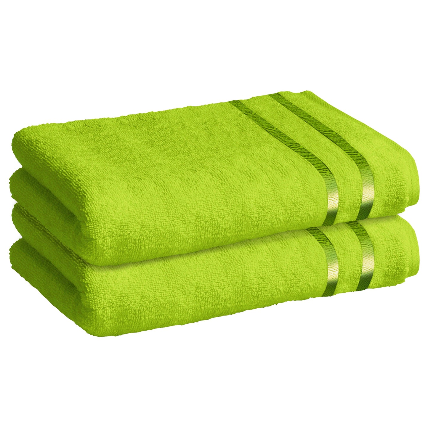 Story@Home 2 Units 100% Cotton Bath Towels - Green