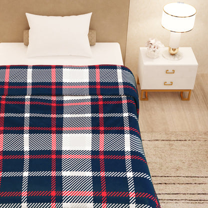 BLANKET BLAZE SINGLE Dark Blue Single Size Blaze Blanket