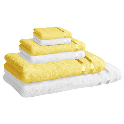 Towel Set of 6 For Couples 450 GSM, Cotton