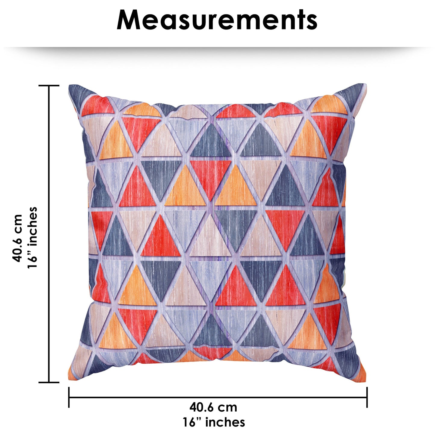 Story@Home Multicolor Geometric Polyester 5 Units of Helio Cushion Covers