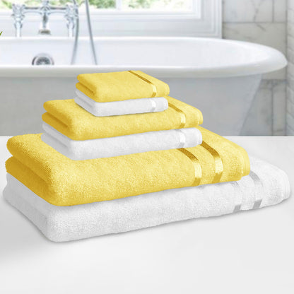 Towel Set of 6 For Couples 450 GSM, Cotton