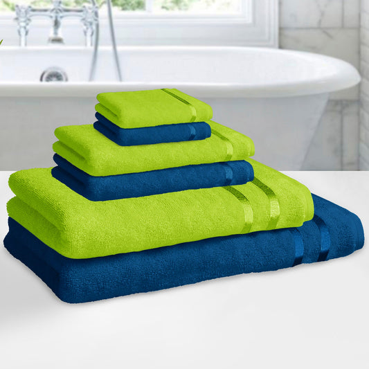 Towel Set of 6 For Couples 450 GSM, Cotton