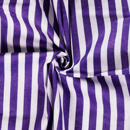 Story@Home 210 TC 100% Cotton Purple 2 Single Bedsheet Combo with 2 Pillow Covers