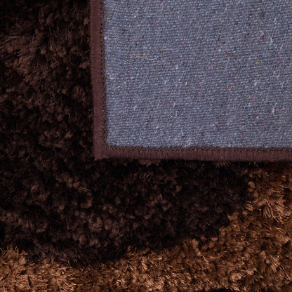 Abstract Pattern Brown Carpet for Living Room & Bedroom