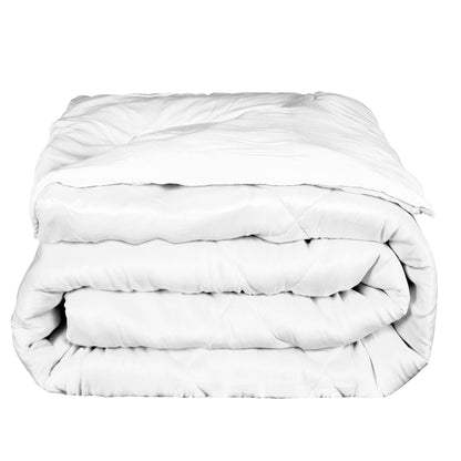 Soft Micro Fiber Double Comforter - White