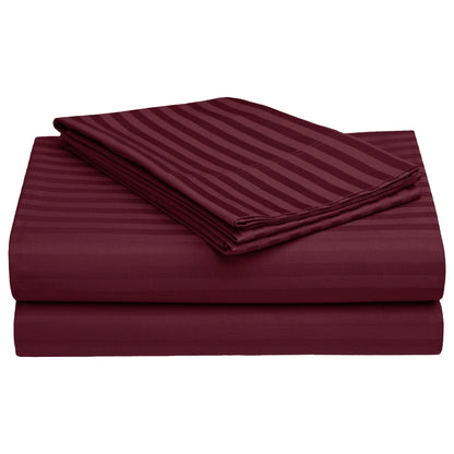 PAVO Tranquil Luxurious Premium Hotel Quality  (Wine Red) King size Bedsheet