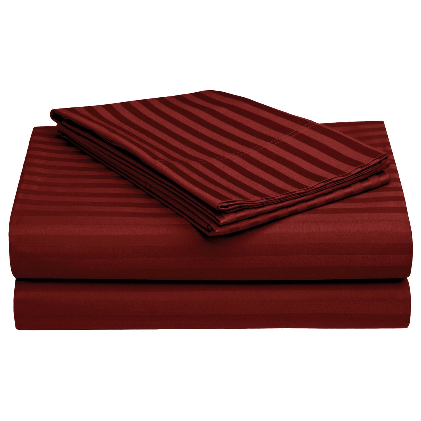 PAVO Tranquil Luxurious Premium Hotel Quality  (Berry Red) King size Bedsheet