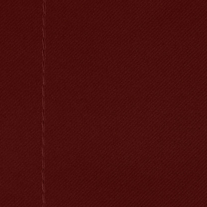 2 Pcs Maroon Blackout Faux Silk Room Darkening Window/Door/Long Door Curtains