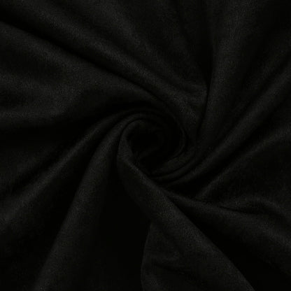 2 Pcs Black Bloom Jacquard Room Darkening Door/Window Curtains