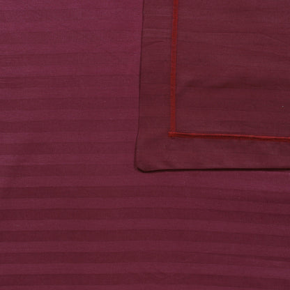 Forever Cotton 300 TC Maroon King Size Bedsheet