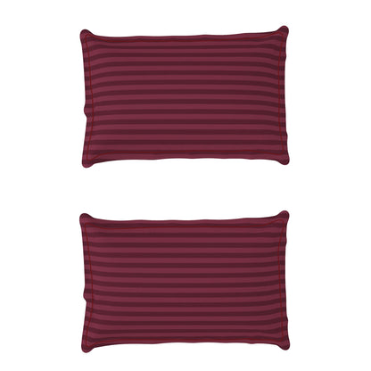 300 TC Maroon 1 King Size Bedsheet With 2 Pillow Cover