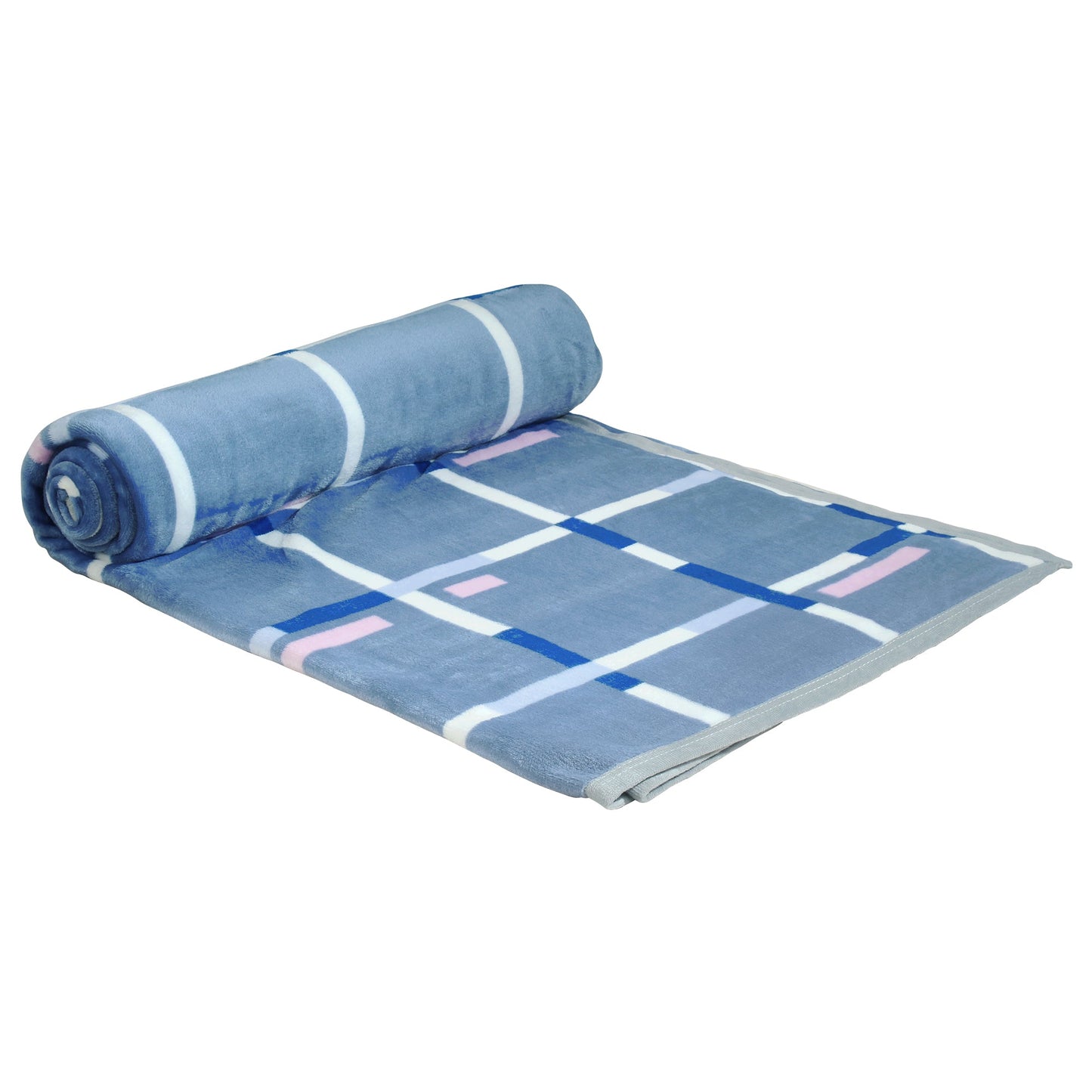 Premium Light Blue Double Flannel Blanket