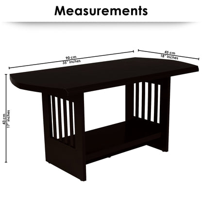 Lazywud Coffee Table For Living Room (Dark Wenge)