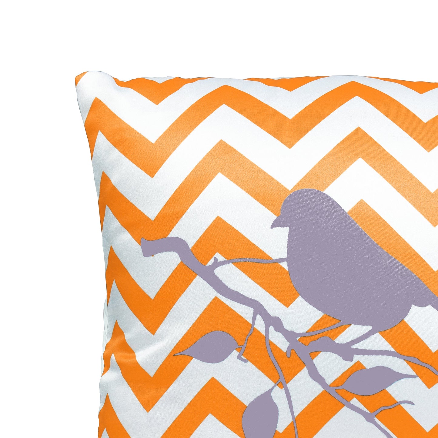 Story@Home Orange Abstract Polyester 5 Units of Helio Cushion Covers