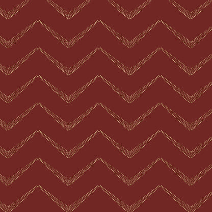 Story@Home Red Chevron Polyester 6 pcs of Alegra Cushion Covers