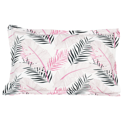 Sparkle 144 TC 100% Cotton Grey & Pink Single Bedsheet Combo | Set of 2 |