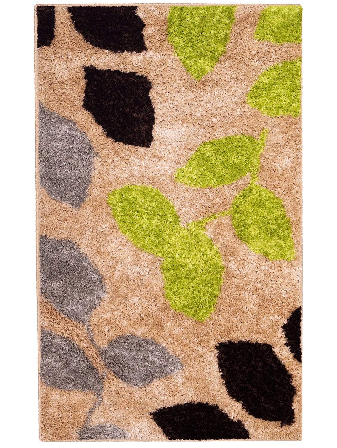 Floral Pattern Brown Carpet for Living Room & Bedroom