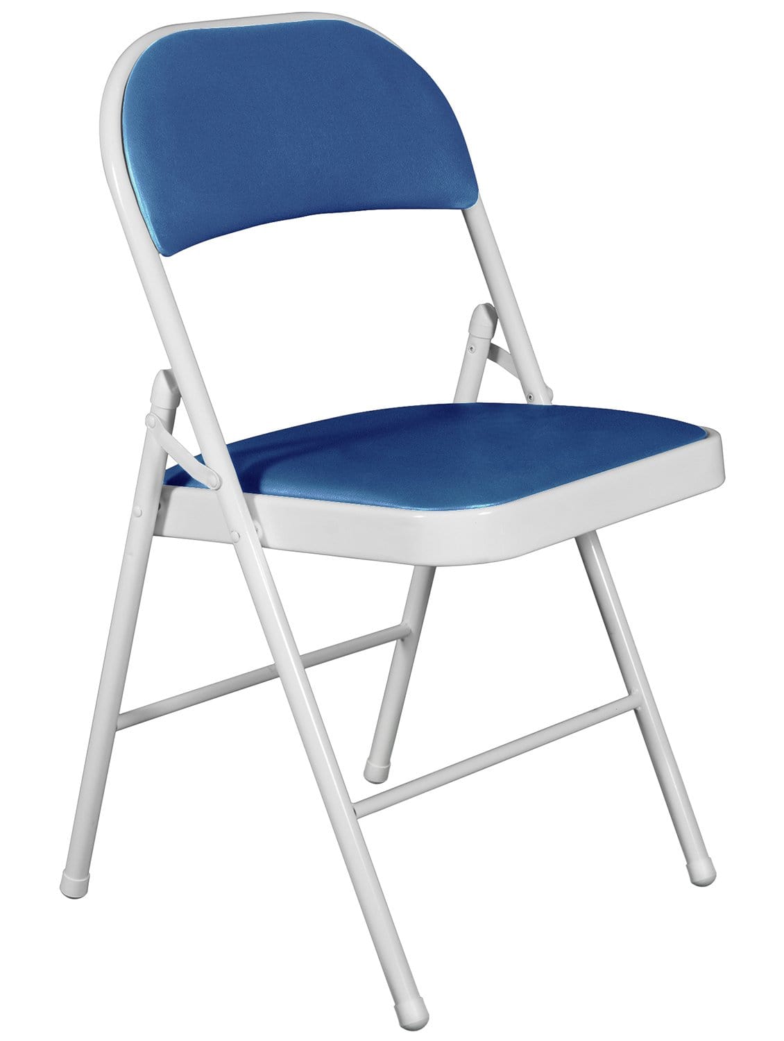 Padded Blue Metal Cafe /Kitchen/ Garden and Outdoor Folding Chair