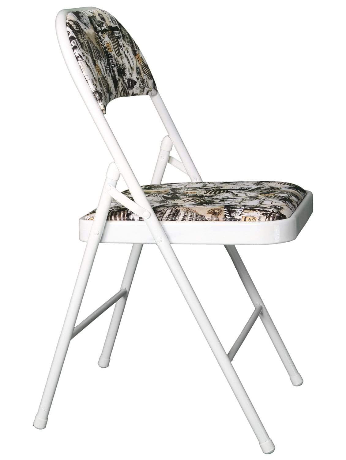 Padded Multicolor Metal Cafe /Kitchen/ Garden and Outdoor Folding Chair