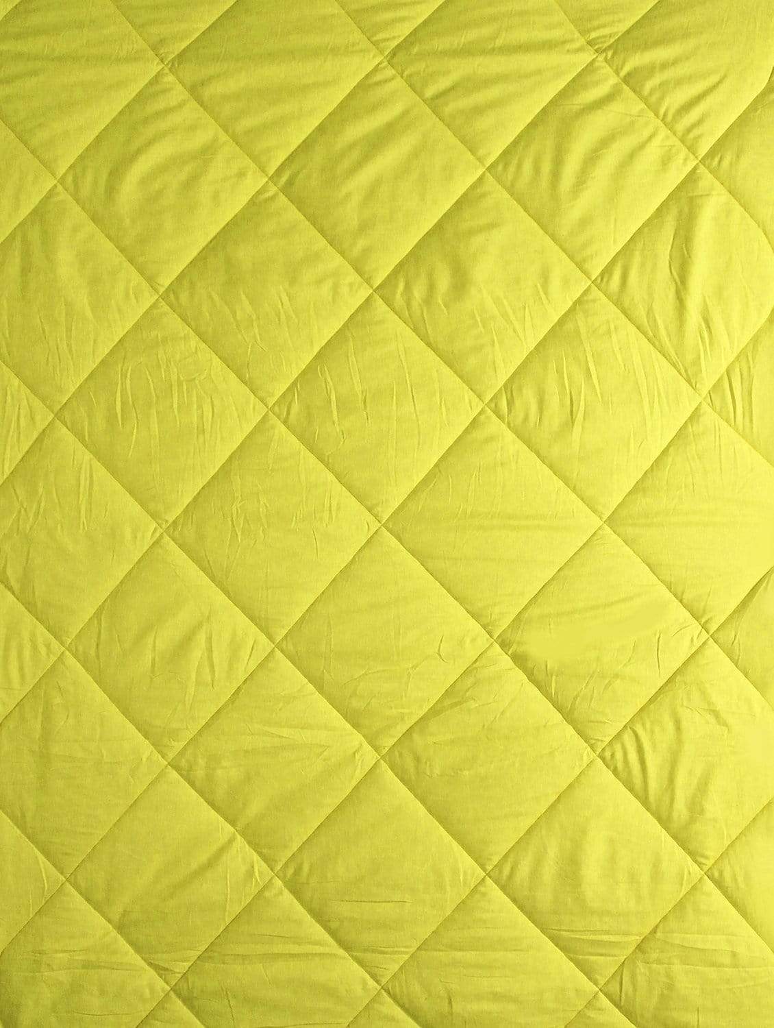Fusion Soft Yellow & Green Dual Color Comforter Single Size - 150 cm X 225 cm