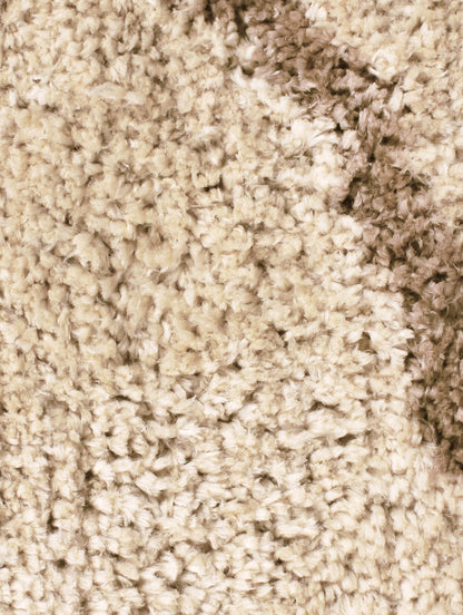 Abstract Pattern Beige Carpet for Living Room & Bedroom